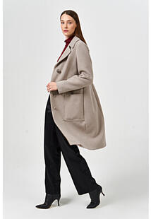 Шерстяное пальто с поясом Electrastyle 372019