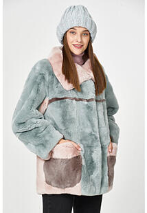 Шуба из меха кролика Virtuale Fur Collection 362089