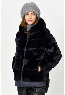 Шуба из меха кролика Virtuale Fur Collection 362082