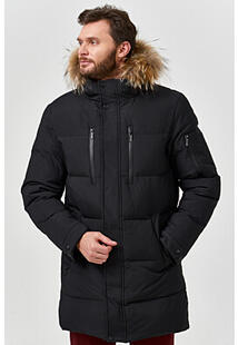 Стеганая куртка с отделкой мехом енота Urban Fashion for Men 361754