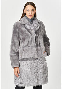 Шуба из овчины с отделкой Virtuale Fur Collection 357639