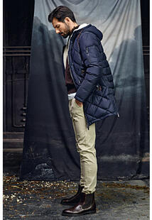 Утепленная куртка с отделкой меховой тканью Urban Fashion for Men 358197