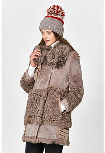 Шуба из натуральной овчины Virtuale Fur Collection 355766