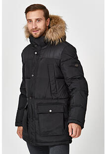 Утепленная куртка с отделкой мехом енота Jorg Weber 354604
