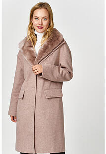 Пальто с отделкой мехом кролика Acasta 352814