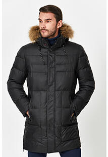 Утепленная куртка с отделкой мехом енота Urban Fashion for Men 351754