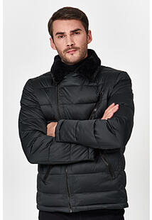 Утепленная куртка с отделкой меховой тканью Urban Fashion for Men 350393