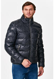 Стеганая кожаная куртка на искусственном пуху Urban Fashion for Men 342695