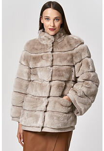 Короткая шуба из меха кролика Virtuale Fur Collection 343605