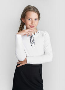 Трикотажная блузка для девочек O`Stin 181409350299