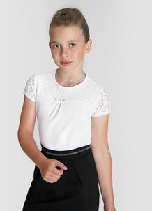 Трикотажная блузка для девочек O`Stin 181409520299