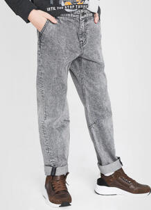 Серые джинсы для мальчиков Dad Fit O`Stin 180132320299