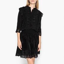 Платье короткое расклешенное с рукавами 3/4 MAISON SCOTCH 350122766