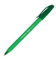Ручка шариковая Paper Mate Inkjoy 100 с колпачком зеленая 10474367