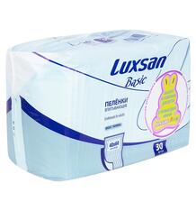 Пеленки Luxsan Basic/Norma одноразовые 40 х 60 см, 30 шт 500859