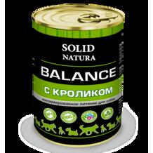 Влажный корм Solid Natura Balance, кролик, 340 г 11895808