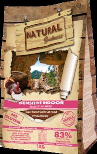 Сухой корм Natural Greatness Sensitive Indoor, 2 кг 10812809