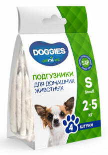 Подгузники Doggies Petmil, от 2-5 кг 10812683