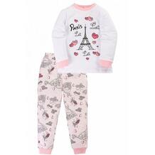 Пижама джемпер/брюки Mirdada, цвет: белый/розовый Мирдада 11909068