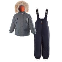 Комплект куртка/полукомбинезон Nels Arpi, цвет: серый/черный 11290532