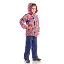 Комплект куртка/брюки Ursindo Скейт, цвет: красный/синий 12254422