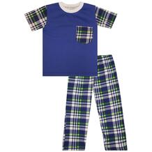 Пижама футболка/брюки Котмаркот, цвет: синий 12255250