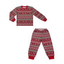 Пижама джемпер/брюки Апрель Зимушка-зима, цвет: красный 11768620