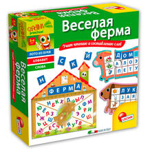 Обучающая настольная игра Lisciani Carotina preschool Веселая ферма 7207849