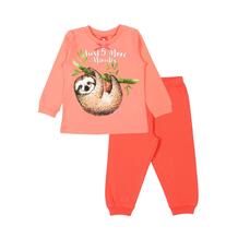 Пижама джемпер/брюки Cherubino, цвет: коралловый 11363278