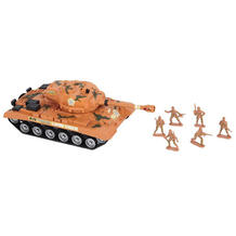 Игрушка S+S Toys Танк (коричневый) 12052294