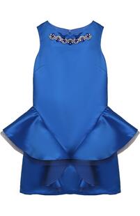 Приталенное мини-платье с декоративной отделкой и кристаллами David Charles 2200683