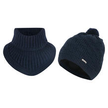 Комплект шапка/манишка Daffy World, цвет: синий 12047062