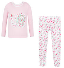 Пижама Трифена, цвет: розовый/белый 5917327