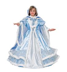 Карнавальный костюм Winter Wings Зима принцесса в голубом платье/накидка, цвет: голубой/белый 10158495