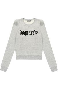 Хлопковый свитшот с принтом Dsquared2 2227042