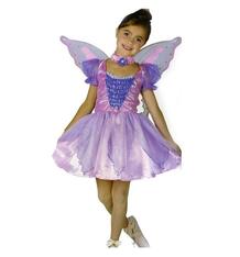 Карнавальный костюм Winter Wings Фея платье/крылья/повязка, цвет: фиолетовый 10158111