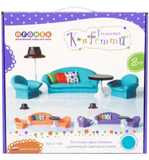 Мебель для куклы Огонек Гостиная конфетти голубой цвет 1154081