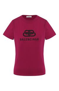 Хлопковая футболка Balenciaga 10463473