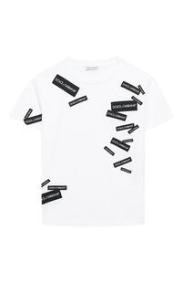 Хлопковая футболка Dolce&Gabbana 6876484