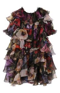 Шелковое платье Dolce&Gabbana 9099075