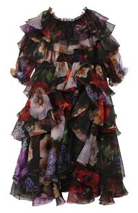 Шелковое платье Dolce&Gabbana 9099040