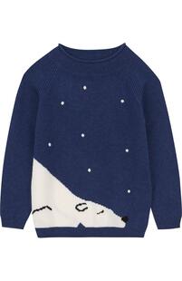 Кашемировый пуловер с принтом Loro Piana 2552972
