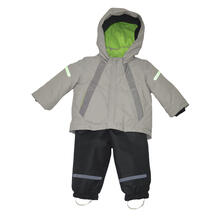 Комплект куртка/полукомбинезон Artel Эксо, цвет: серый/бежевый Артель 11834590