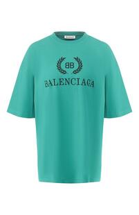 Хлопковая футболка Balenciaga 7164961