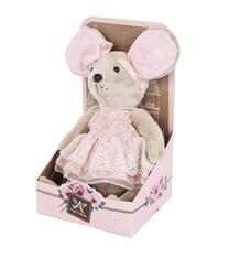 Мягкая игрушка Angel Collection Lady mouse Мышка шарнирная Зефирка в розовом платье 8749465