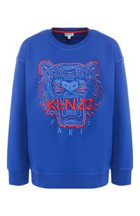 Хлопковый пуловер Kenzo 8346197