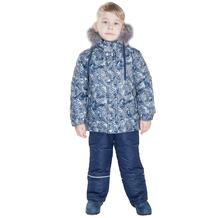Комплект куртка/полукомбинезон Saima, цвет: серый/синий 10995044