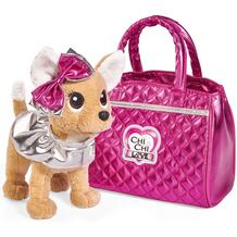 Собачка плюшевая Simba Chi-Chi Love Гламур с розовой сумочкой 20 см 11726410