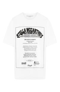 Хлопковая футболка Stella Mccartney 10132653