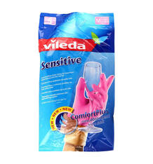 Перчатки хозяйственные Vileda для деликатных работ, размер: M 5360461